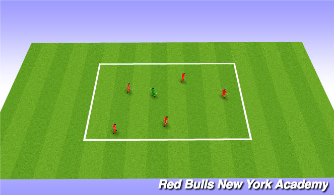 Football/Soccer Session Plan Drill (Colour): catapillar tag