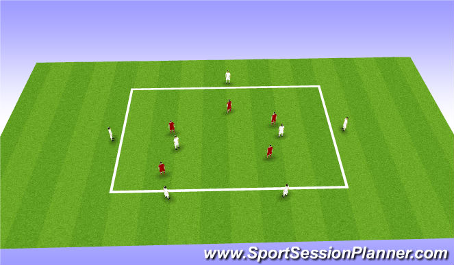 Football/Soccer Session Plan Drill (Colour): Screen 2