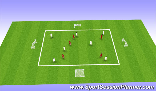 Football/Soccer Session Plan Drill (Colour): Screen 3