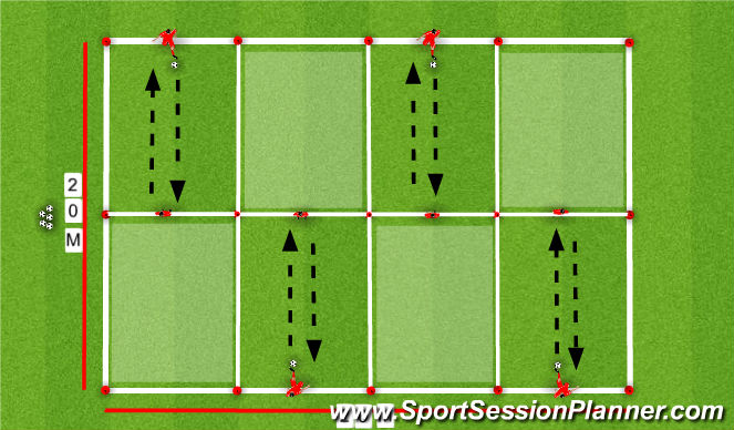 Football/Soccer Session Plan Drill (Colour): Technical