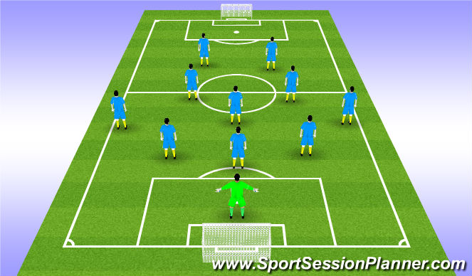 Football/Soccer Session Plan Drill (Colour): Screen 1