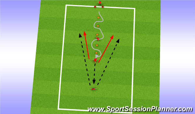 Football/Soccer Session Plan Drill (Colour): Screen 2