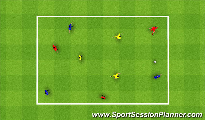 Football/Soccer Session Plan Drill (Colour): Screen 4