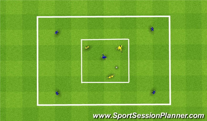 Football/Soccer Session Plan Drill (Colour): Screen 5