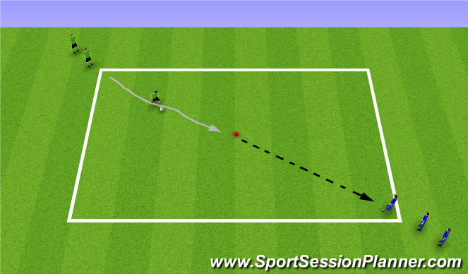 Football/Soccer Session Plan Drill (Colour): Fast Passing Square