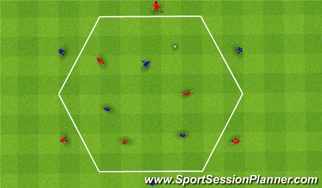 Football/Soccer Session Plan Drill (Colour): Screen 1