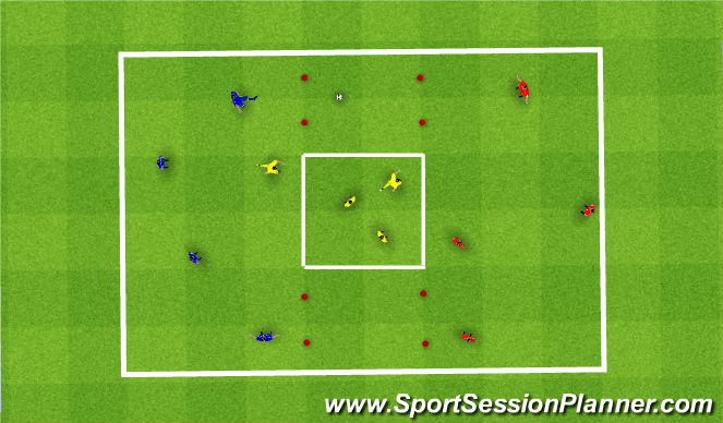 Football/Soccer Session Plan Drill (Colour): Screen 2