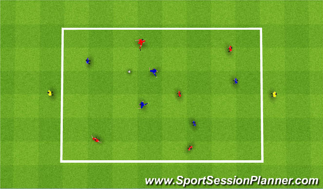 Football/Soccer Session Plan Drill (Colour): Screen 4