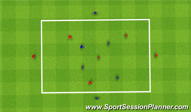 Football/Soccer Session Plan Drill (Colour): Screen 5