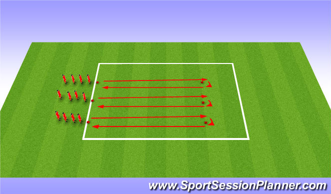 Football/Soccer Session Plan Drill (Colour): Athletic Development