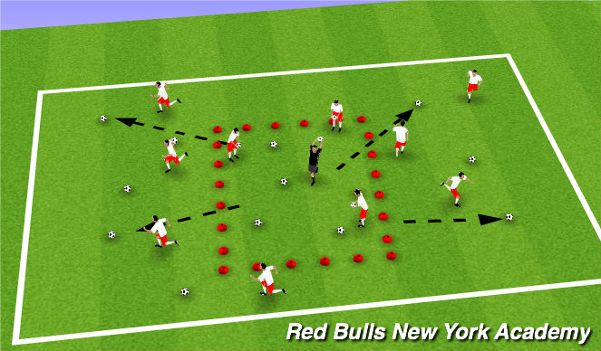 Football/Soccer Session Plan Drill (Colour): Buzz Lightyear