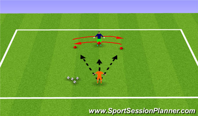 Football/Soccer Session Plan Drill (Colour): Lets move