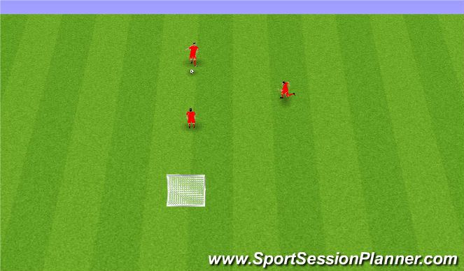 Football/Soccer Session Plan Drill (Colour): Passing #2