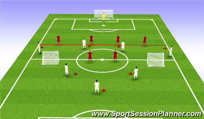 Football/Soccer Session Plan Drill (Colour): Screen 1