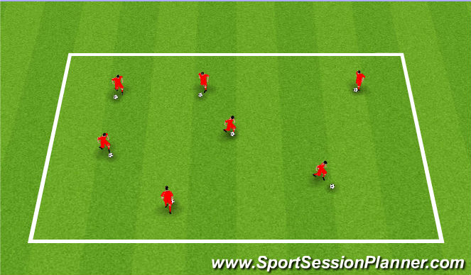 Football/Soccer Session Plan Drill (Colour): Screen 1