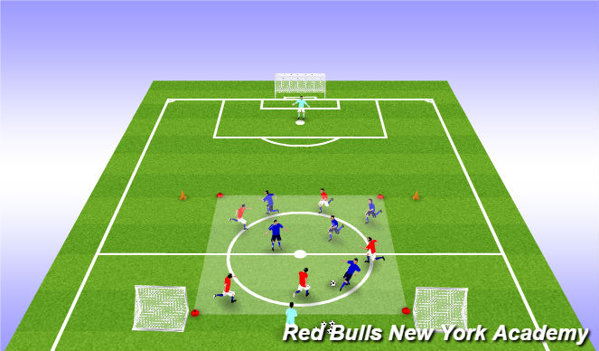 Football/Soccer Session Plan Drill (Colour): Main Theme