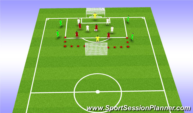 Football/Soccer Session Plan Drill (Colour): Screen 1