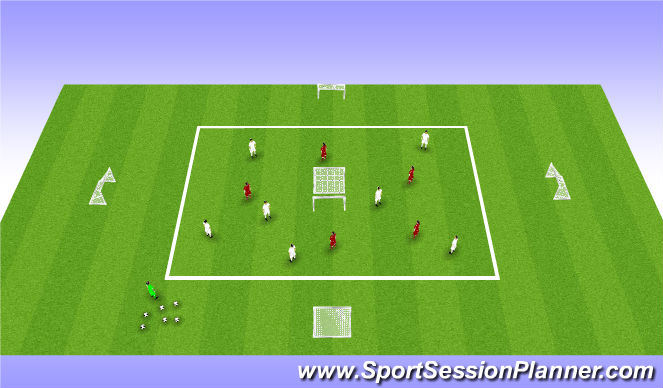 Football/Soccer Session Plan Drill (Colour): Screen 1