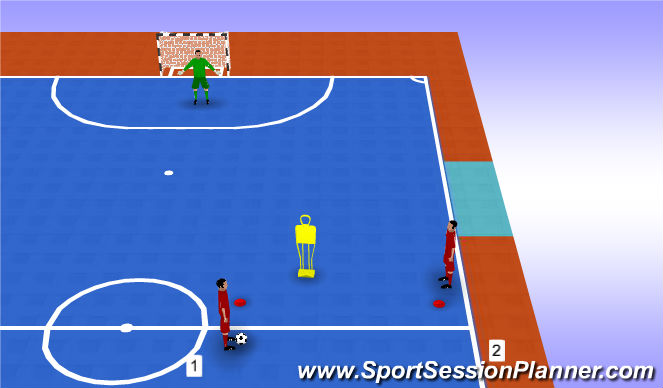 Futsal Session Plan Drill (Colour): Animation 1