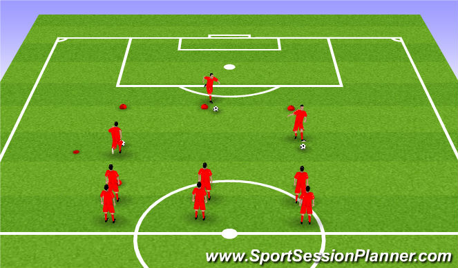 Football/Soccer Session Plan Drill (Colour): Screen 1