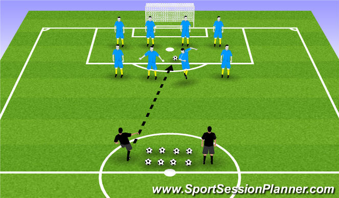 Football/Soccer Session Plan Drill (Colour): Screen 1