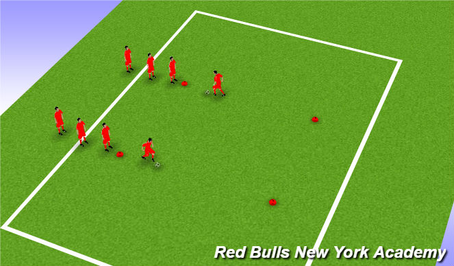 Football/Soccer Session Plan Drill (Colour): Races!