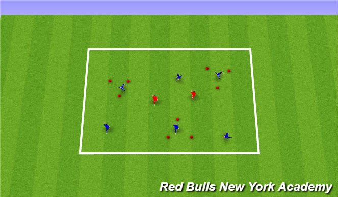 Football/Soccer Session Plan Drill (Colour): TAG