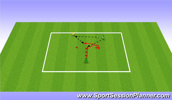 Football/Soccer Session Plan Drill (Colour): Part 1