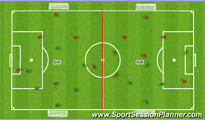 Football/Soccer Session Plan Drill (Colour): Games