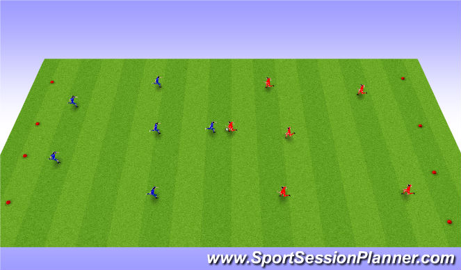 Football/Soccer Session Plan Drill (Colour): Screen 1