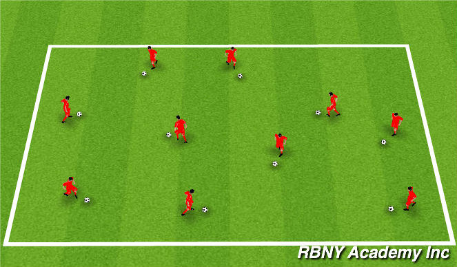 Football/Soccer Session Plan Drill (Colour): Cars!