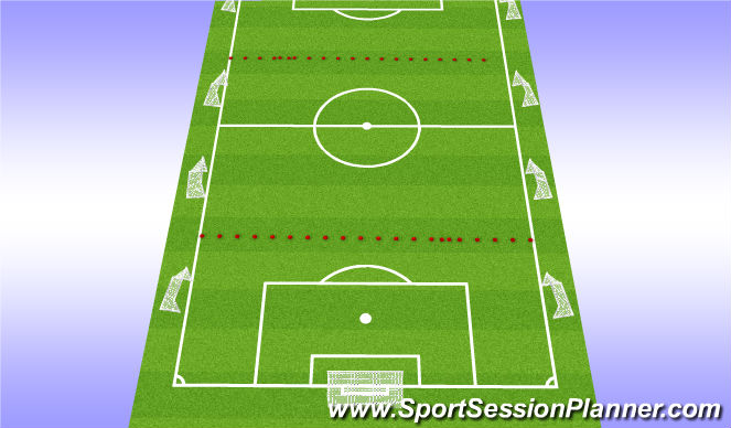 Football/Soccer Session Plan Drill (Colour): Small Sided Games