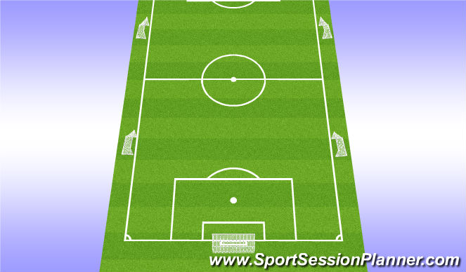 Football/Soccer Session Plan Drill (Colour): Small Sided Game