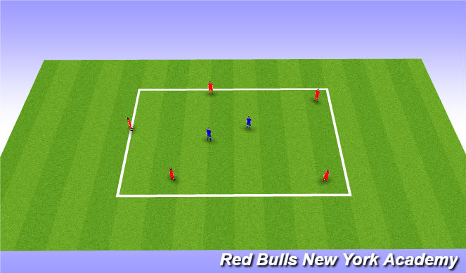 Football/Soccer Session Plan Drill (Colour): Rondo