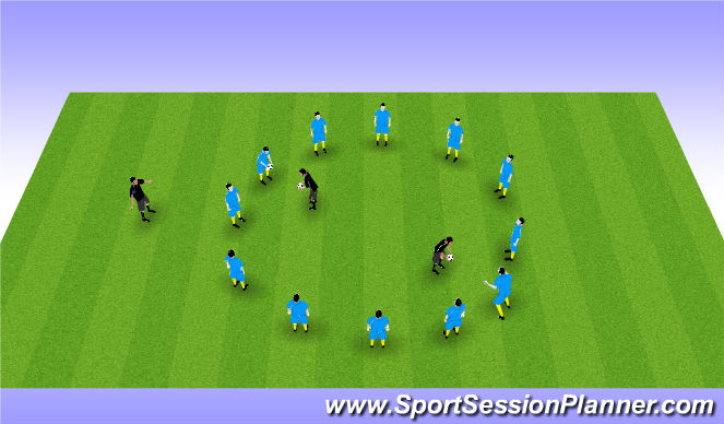 Football/Soccer Session Plan Drill (Colour): Screen 1