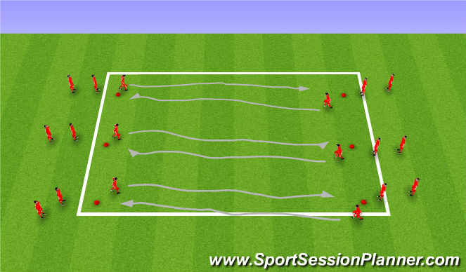 Football/Soccer Session Plan Drill (Colour): Screen 4