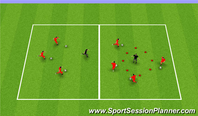 Football/Soccer Session Plan Drill (Colour): Week 8