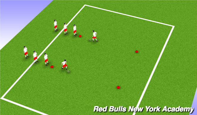 Football/Soccer Session Plan Drill (Colour): Races!