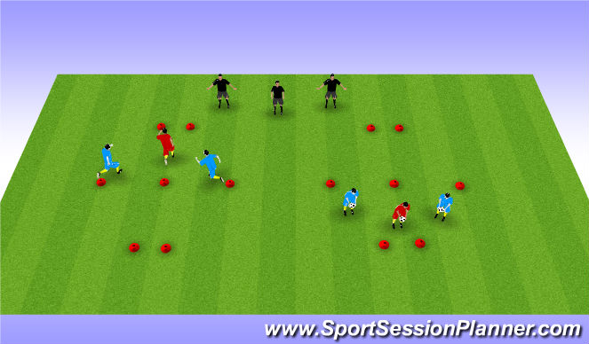 Football/Soccer Session Plan Drill (Colour): Screen 1