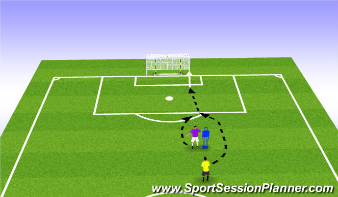 Football/Soccer Session Plan Drill (Colour): Screen 2