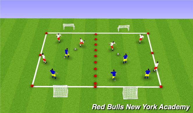 Football/Soccer Session Plan Drill (Colour): Tournament