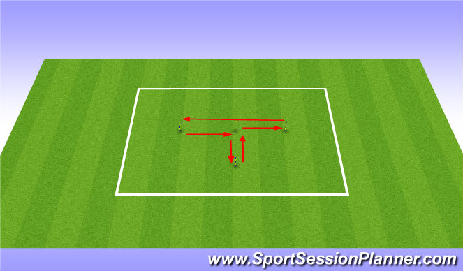 Football/Soccer Session Plan Drill (Colour): Speed Challenge