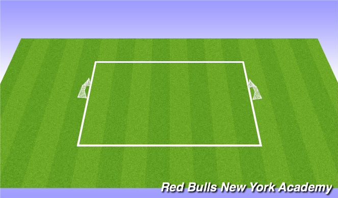 Football/Soccer Session Plan Drill (Colour): 3v3