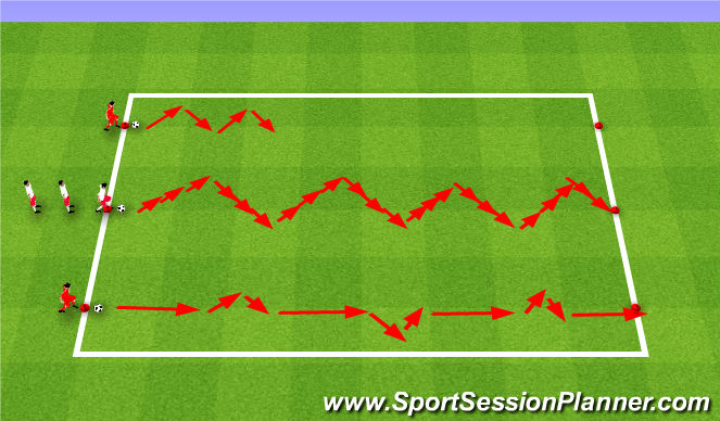 Football/Soccer Session Plan Drill (Colour): Screen 1