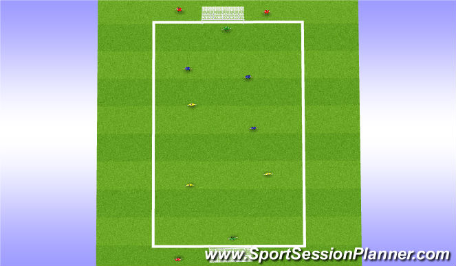 Football/Soccer Session Plan Drill (Colour): Match