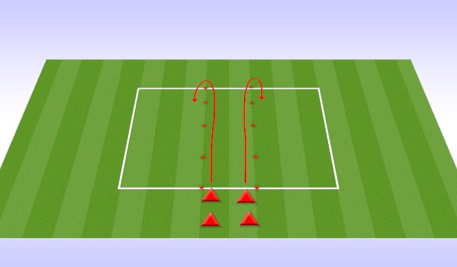 Football/Soccer Session Plan Drill (Colour): Arrival Scrimmage