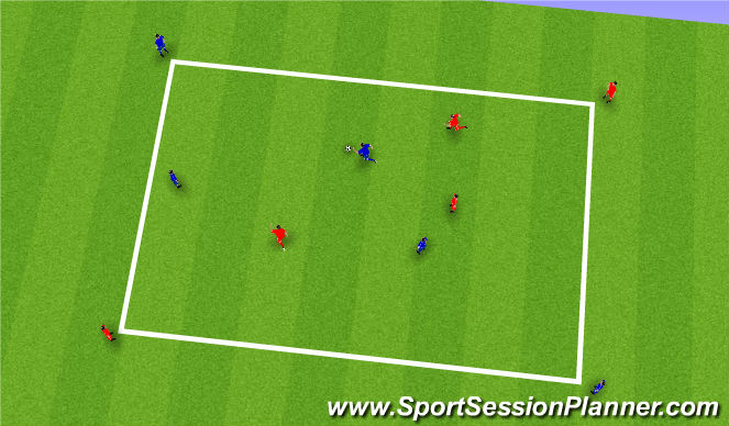 Football/Soccer Session Plan Drill (Colour): Skill