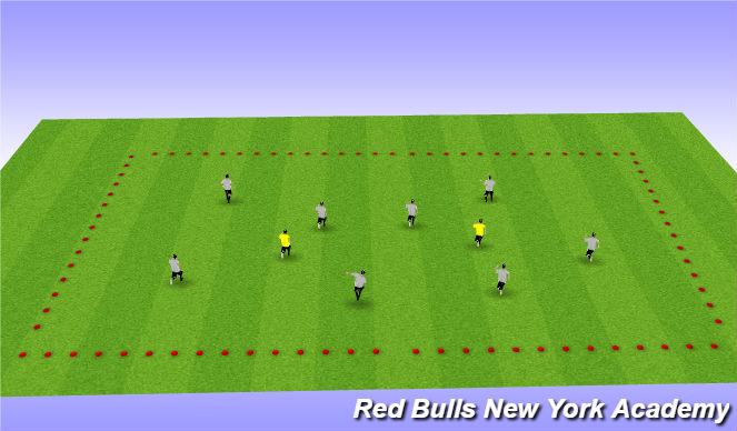 Football/Soccer Session Plan Drill (Colour): Game 3