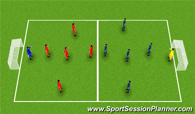 Football/Soccer Session Plan Drill (Colour): Screen 4