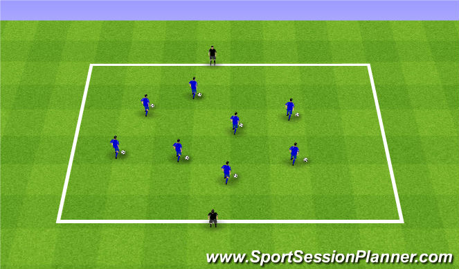 Football/Soccer Session Plan Drill (Colour): Block 2 Week 3 Pine Glen